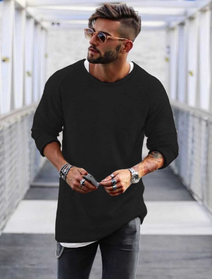 Lune London | Men's casual sweater with innovative knit pattern