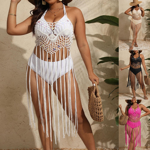 Amarae crochet halter bikini set for women