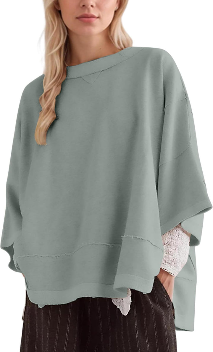 Women Oversized Sweatshirt with Open Sides Amarae