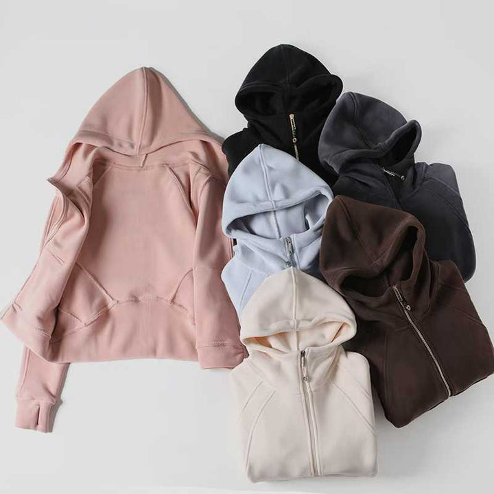 Haut zippé sportif pour femme avec doublure confortable Chic & Stil