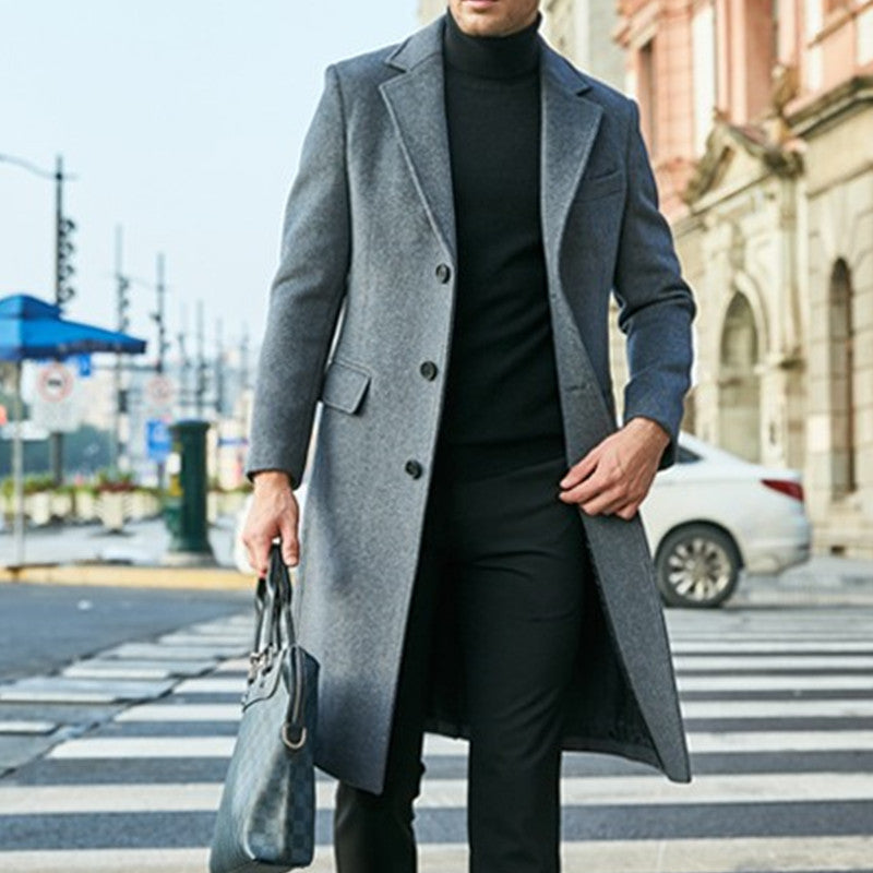 Elegant coat for men with slim fit and modern details Lune London