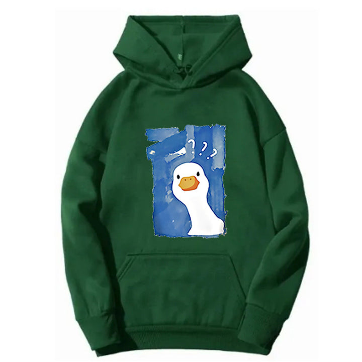 Women's Hoodie with Playful Duck Motif Chic & Stil 1772613013
