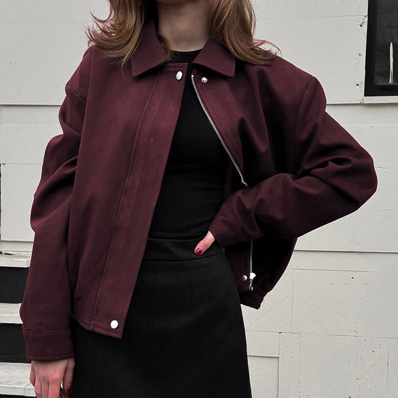Lune London Women's Casual Bomber Jacket