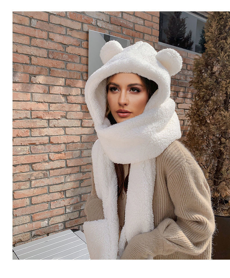 Ladies Cozy Unicorn Blanket with Chic Scarf and Style