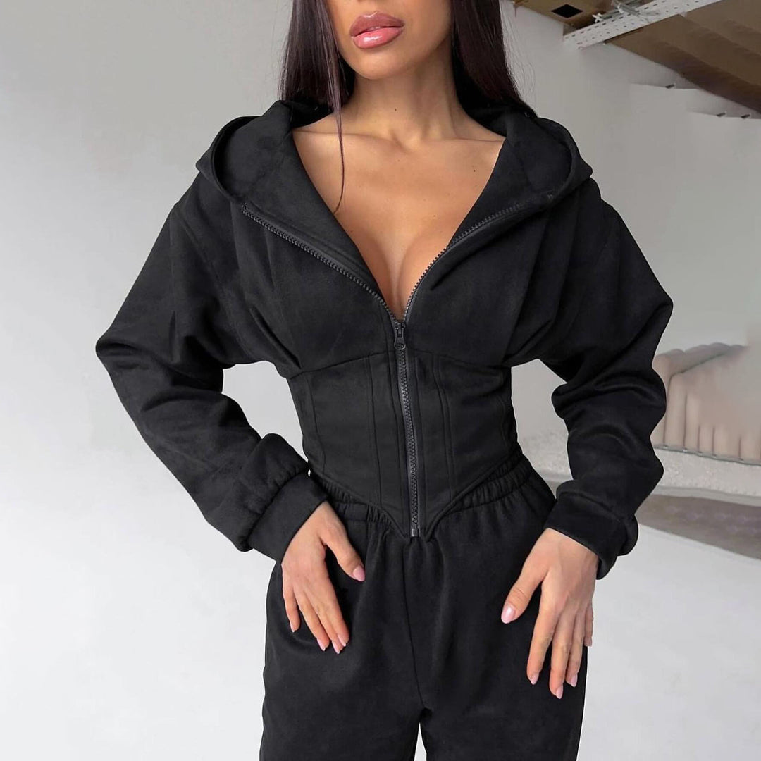Women casual chic sweatshirt set