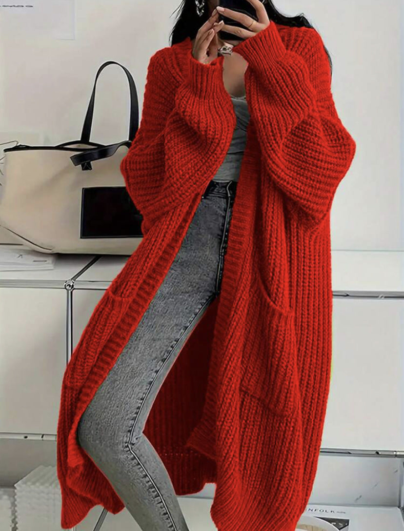 Oversized knitted coat for women Lune London