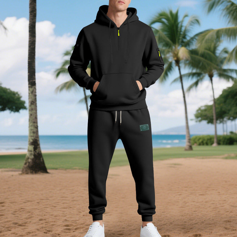 Men's sweatshirt set with practical pockets and drawstring Lune London