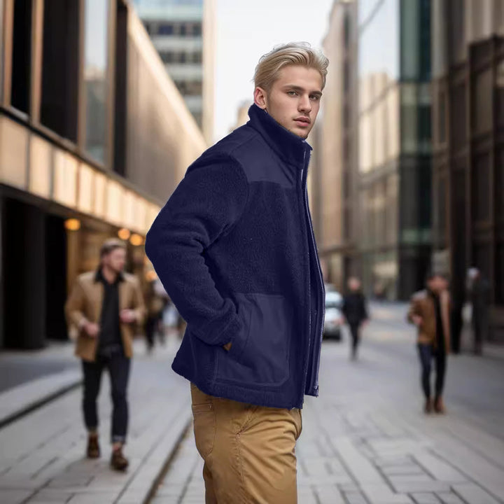 Lune London elegant and cozy fleece jacket for men