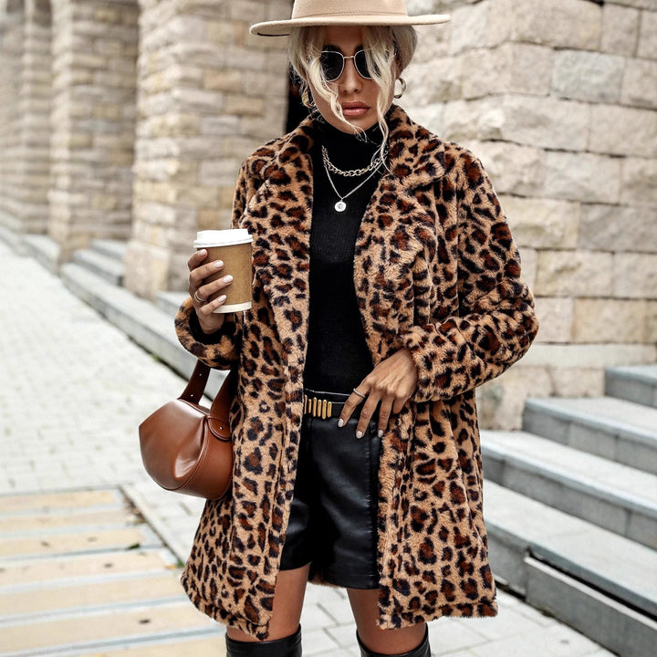 Lune London Faux Fur Suede Coat for Women