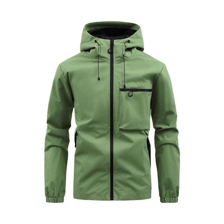 Waterproof leisure jacket for men with adjustable hood Amarae