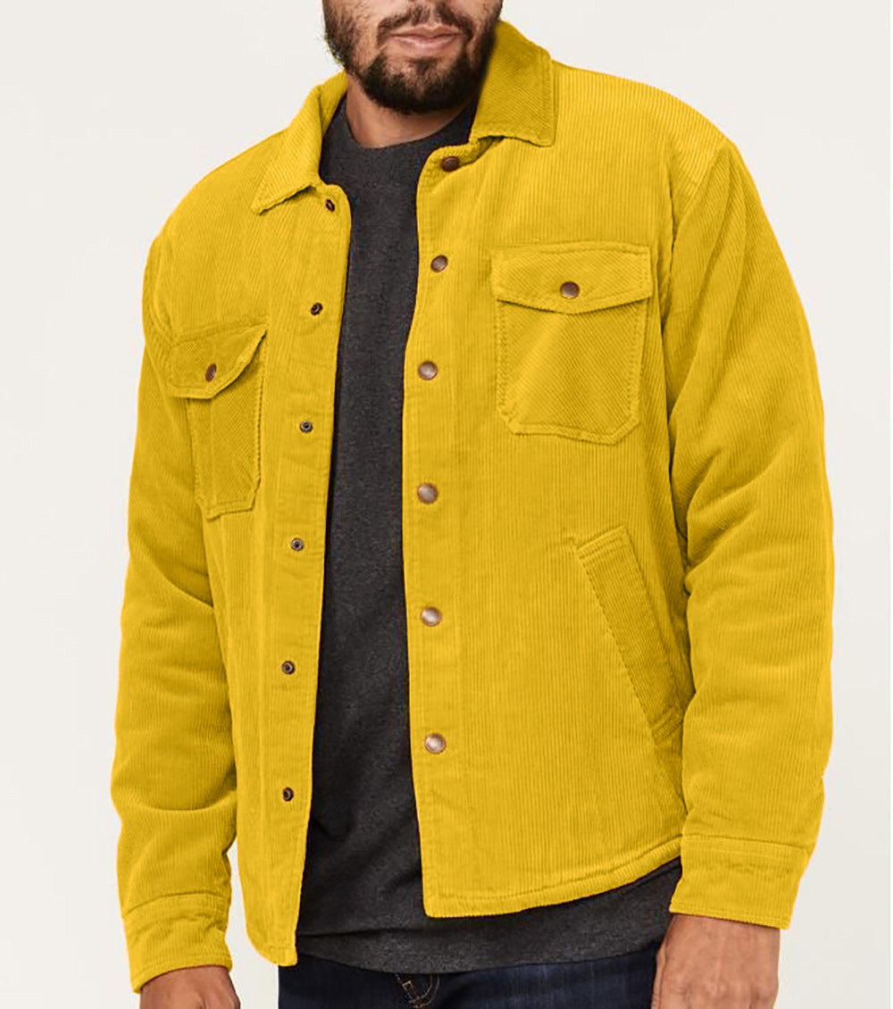 Men's corduroy jacket with practical pockets and elegant design Lune London