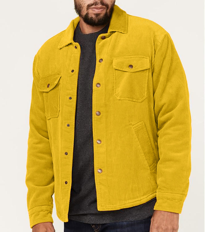 Men's corduroy jacket with practical pockets and elegant design Lune London