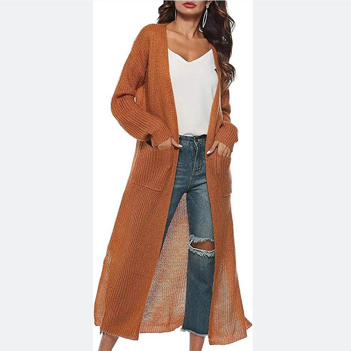 Ladies Chic and Stylish Long Knitted Cardigan