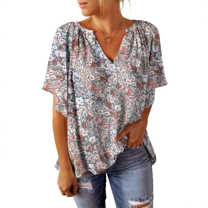 Women Lightweight Floral Pattern Blouse Lune London