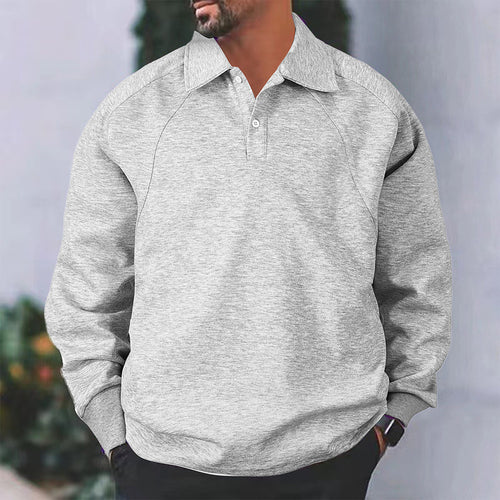 Long sleeve polo shirt for men in breathable material Amarae