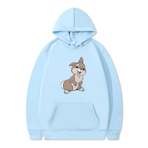 Women's hooded sweatshirt with cute rabbit design and comfortable kangaroo pockets Amarae