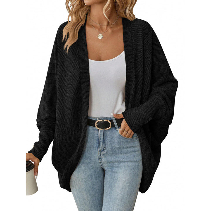 Women casual knitted cardigan with oversized fit and relaxed sleeves Lune London