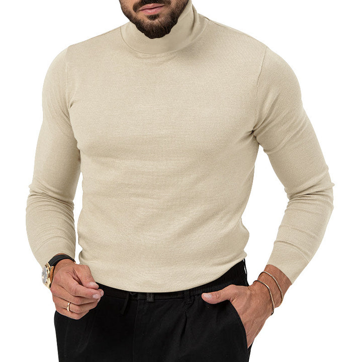 Elegant pullover for men with turtleneck in soft material Lune London
