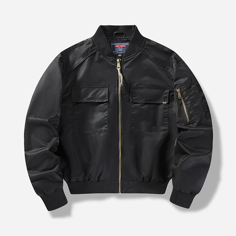 Utility camo bomber jacket for men Chic und Style