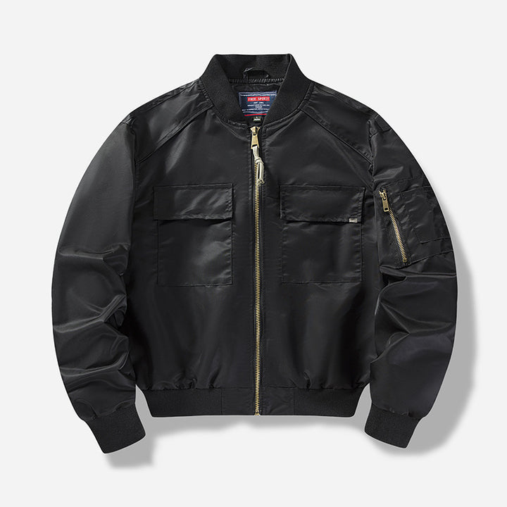 Utility camo bomber jacket for men Chic und Style