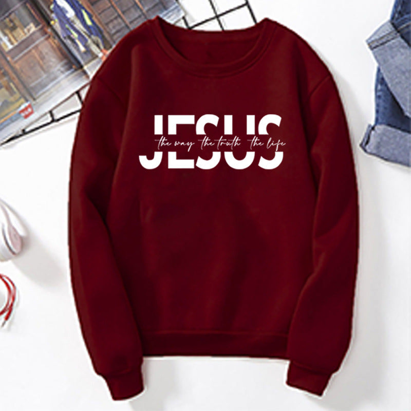 Women's casual sweatshirt with inspirational quote and high wearing comfort Lune London