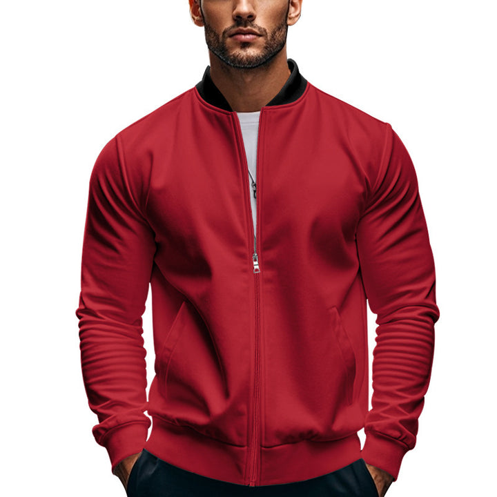 Sporty bomber jacket for men with practical pockets Lune London