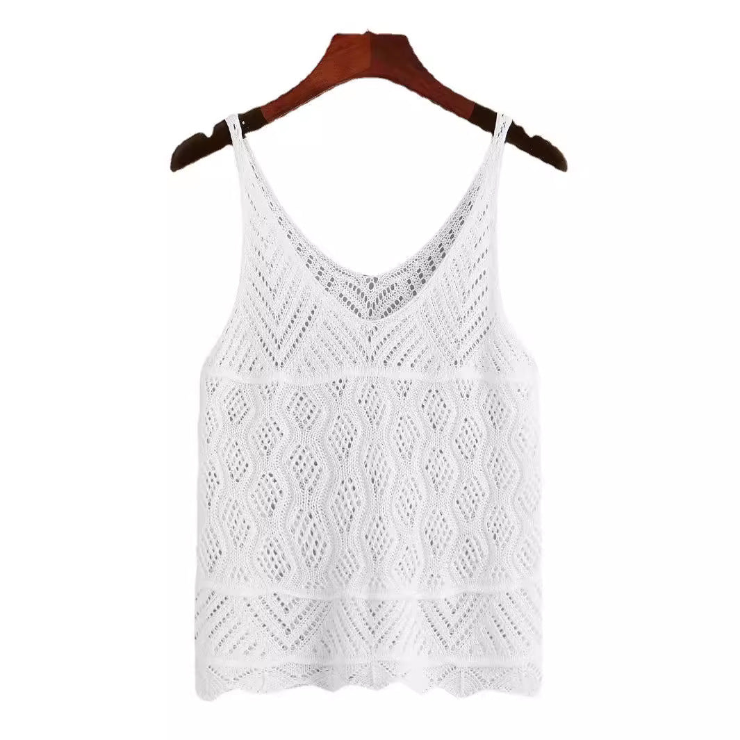 Women lightweight crochet top Amarae