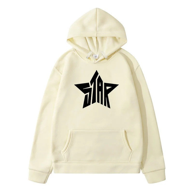 Women's hoodie with stylish star motif Chic & Stil
