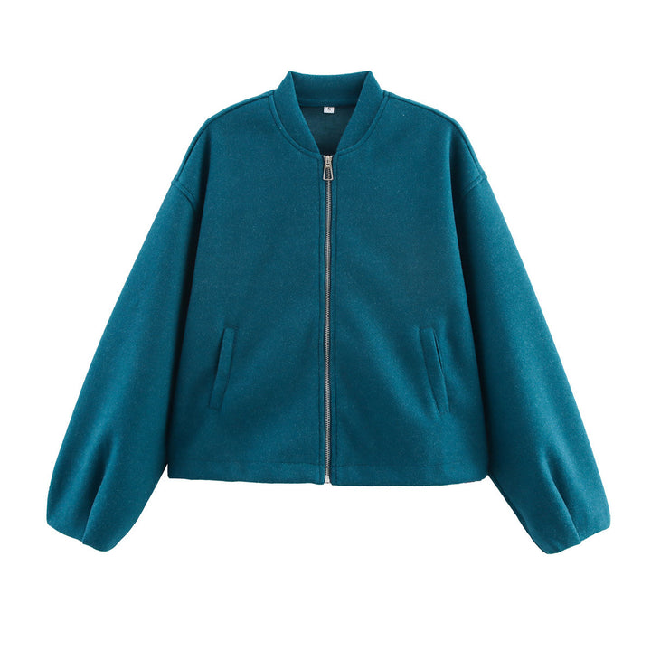 Casual quilted jacket for women with modern zipper and practical pockets Lune London