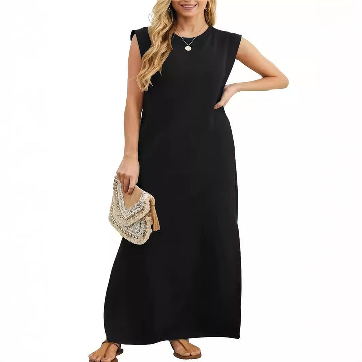 Casual maxi dress for women with short sleeve design Lune London