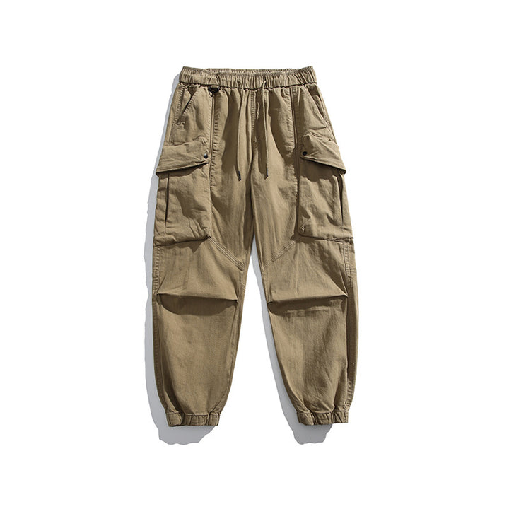 Men's cargo pants with elastic waistband and practical pockets Lune London