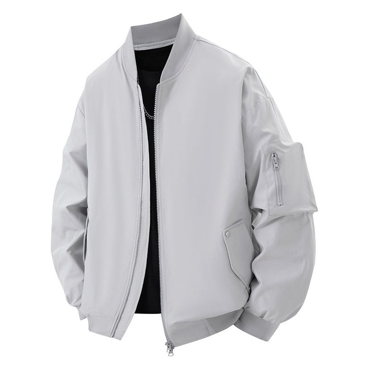 Casual bomber jacket for men with practical zip pockets Lune London