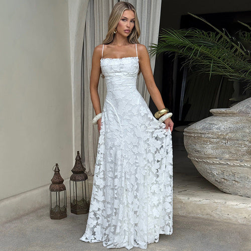 Women Elegant Evening Dress with Fine Floral Patterns and Sophisticated Details Chic Und Stil