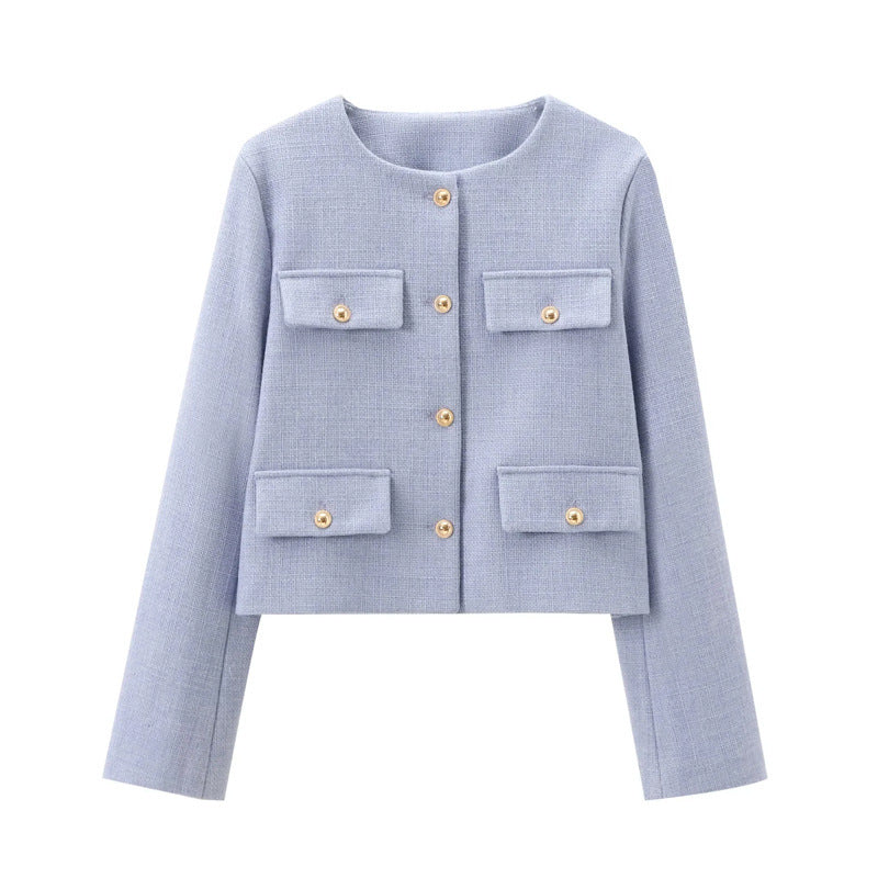 Veste mode femme avec poches appliquées Amarae
