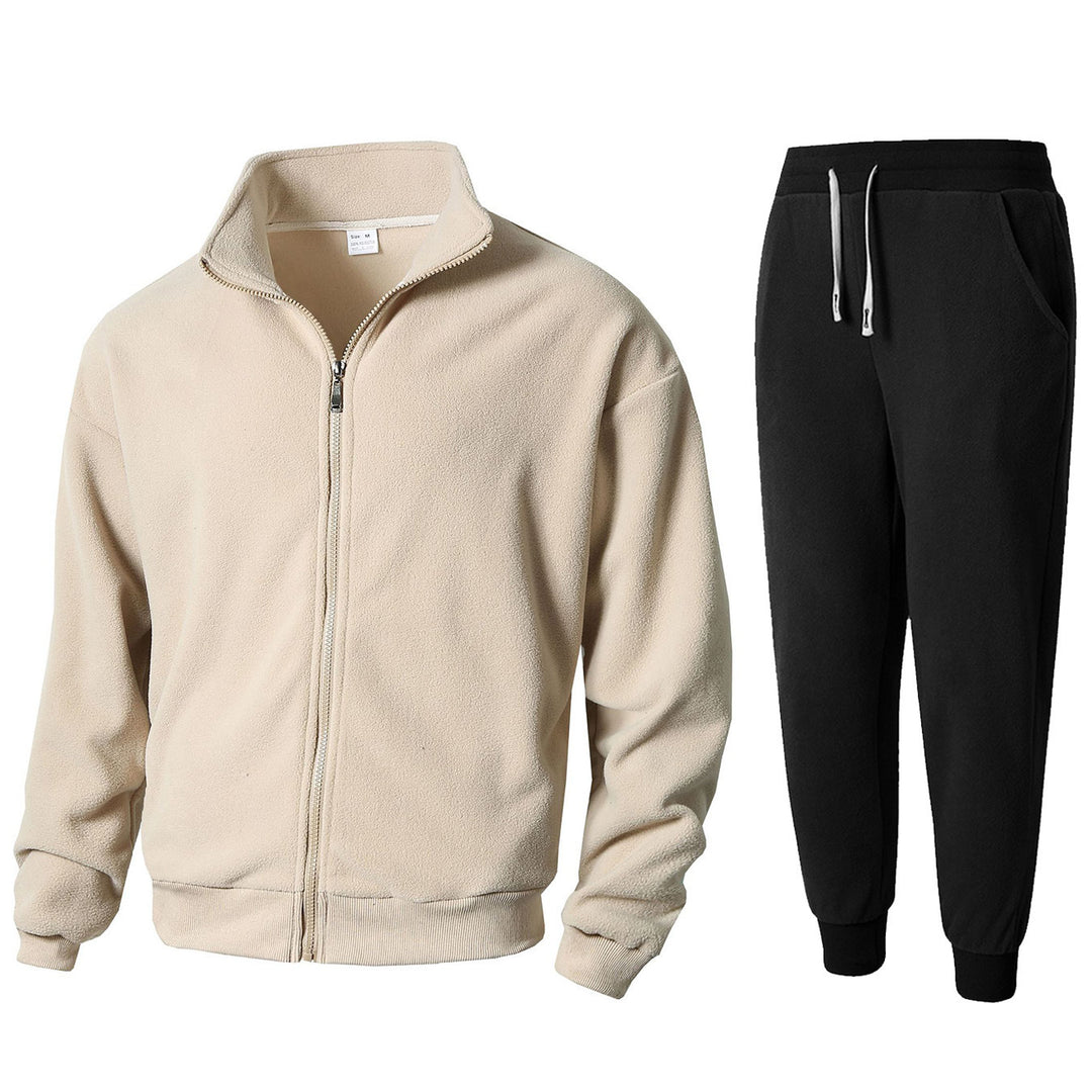 Lune London Men's Polar Fleece Loungewear with High Collar