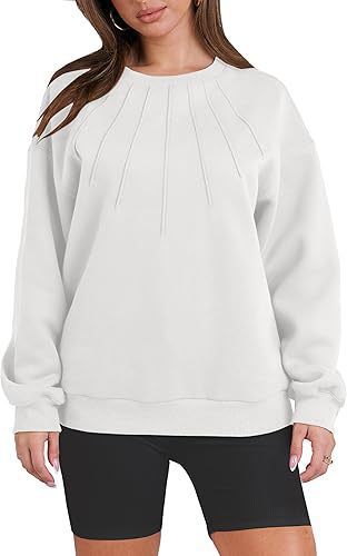 Oversized sweatshirt for women with structured design Lune London