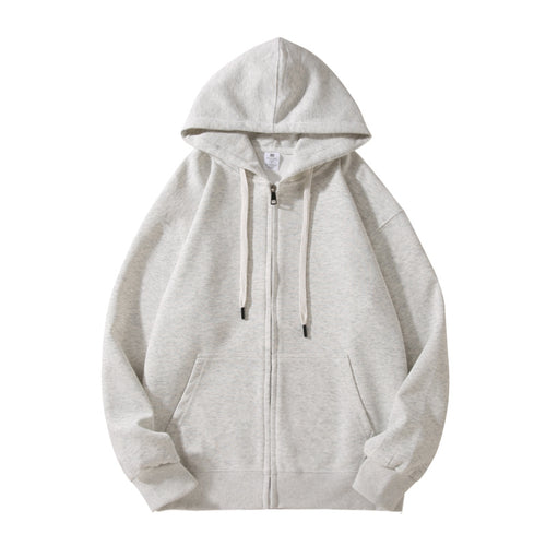 Comfortable women's hooded sweatshirt with full zip Amarae