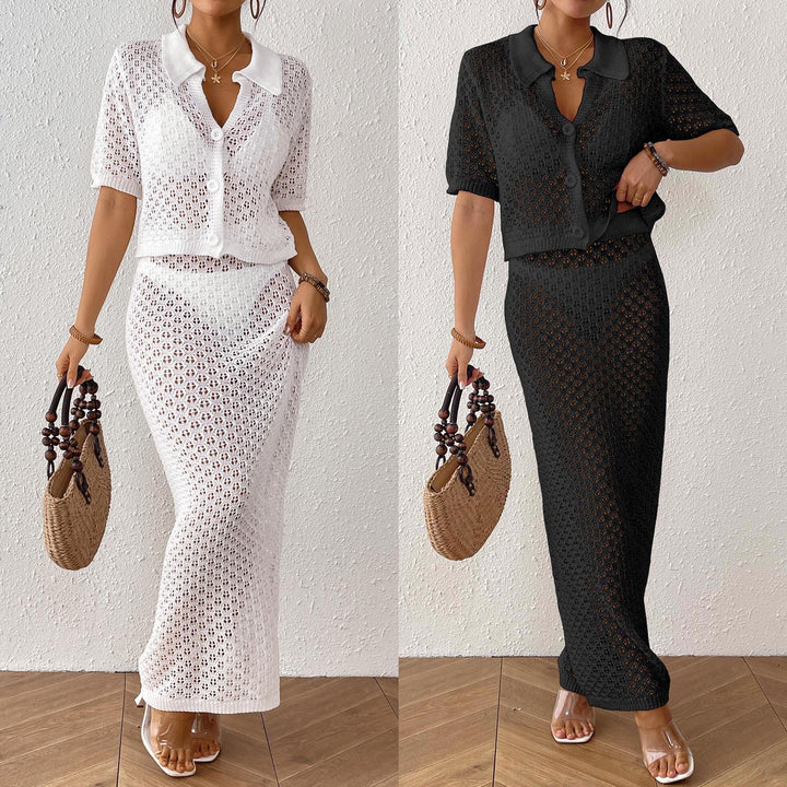 Ladies Chic Two-Piece Crochet and Style