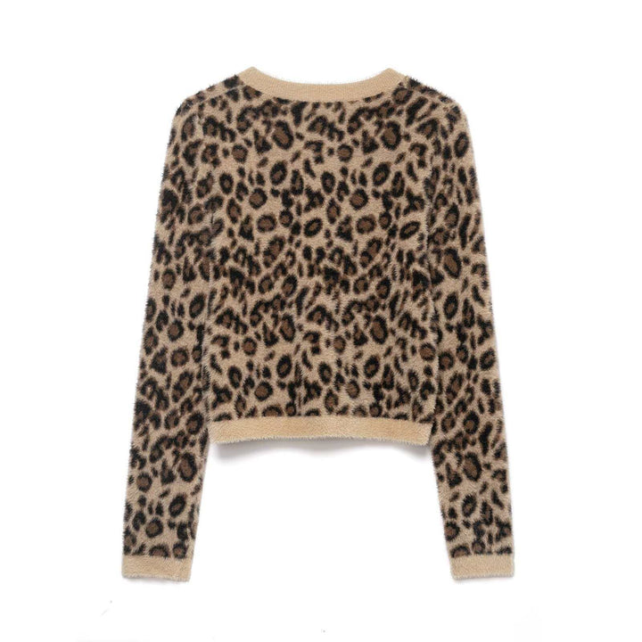 Pull confortable pour femme au look léopard Chic & Stil