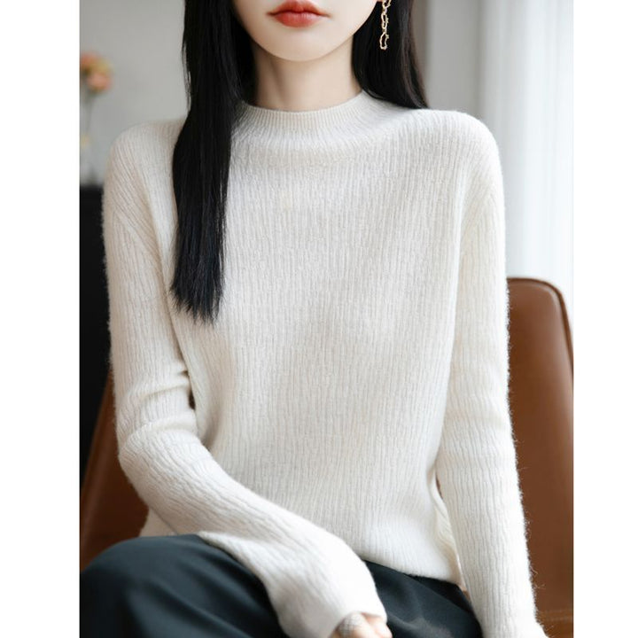 Pull fin en maille pour dames Chic & Stil