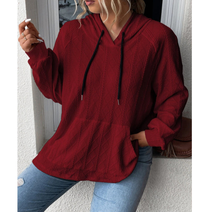 Comfortable textured hoodie for women Lune London