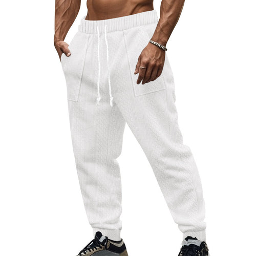 Casual knit jogger pants for men with elastic waist and convenient pockets Amarae