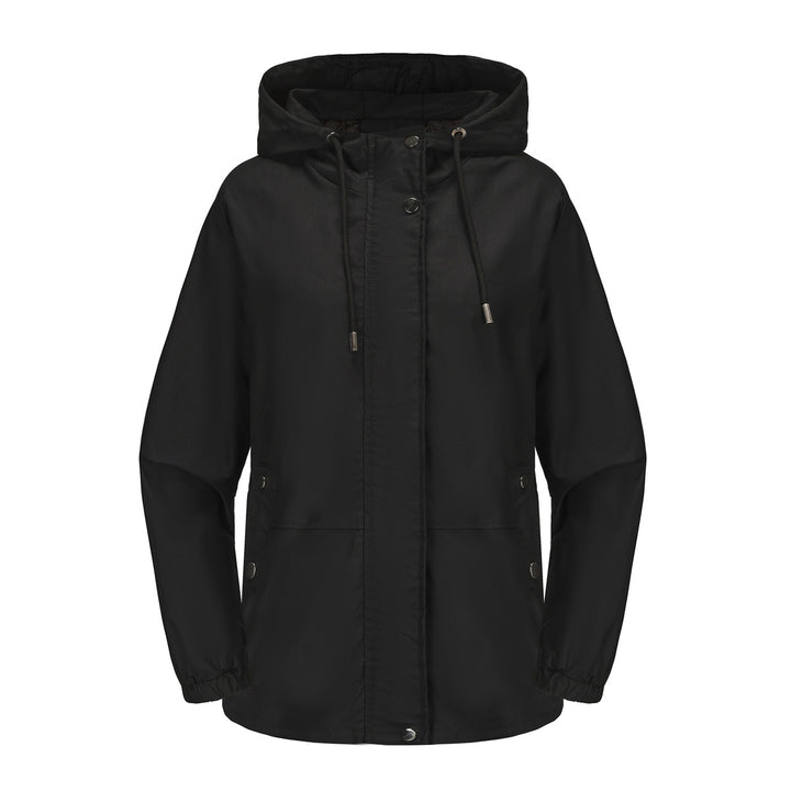 Ladies lightweight windbreaker with adjustable waist Lune London