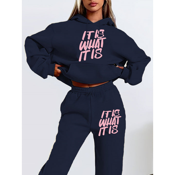 Women's Sweatshirt and Jogging Pants Set Lune London