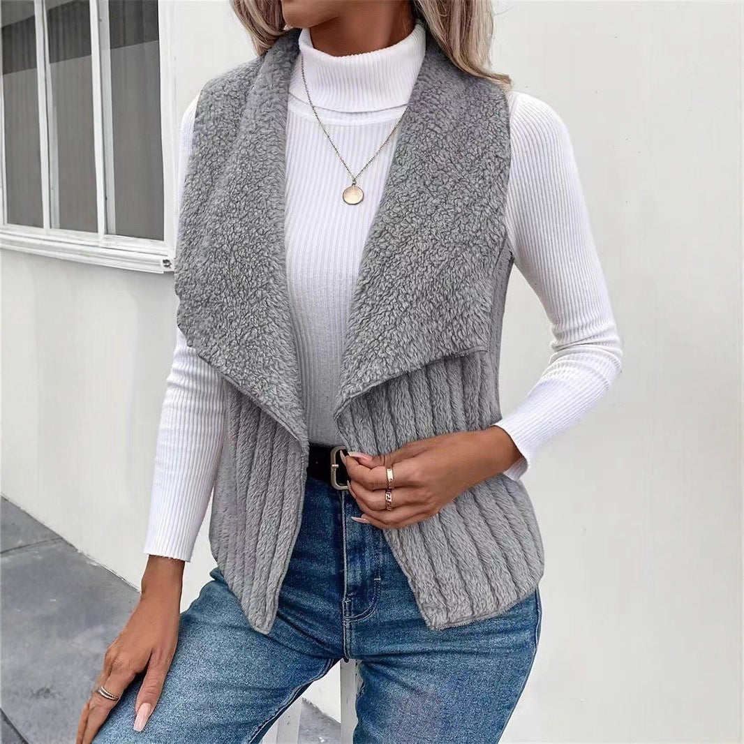 Lune London Soft Faux Fur Vest for Women