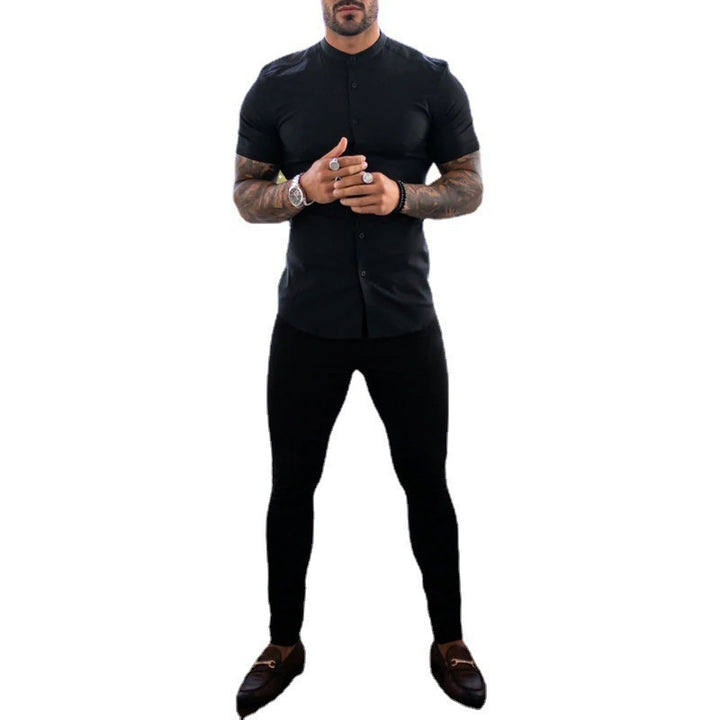 Modern Slim-Fit Chino Pants for Men with Elastic Waist Lune London