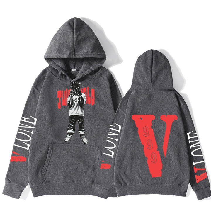 Women's hooded sweatshirt with artistic print and comfortable fit Lune London