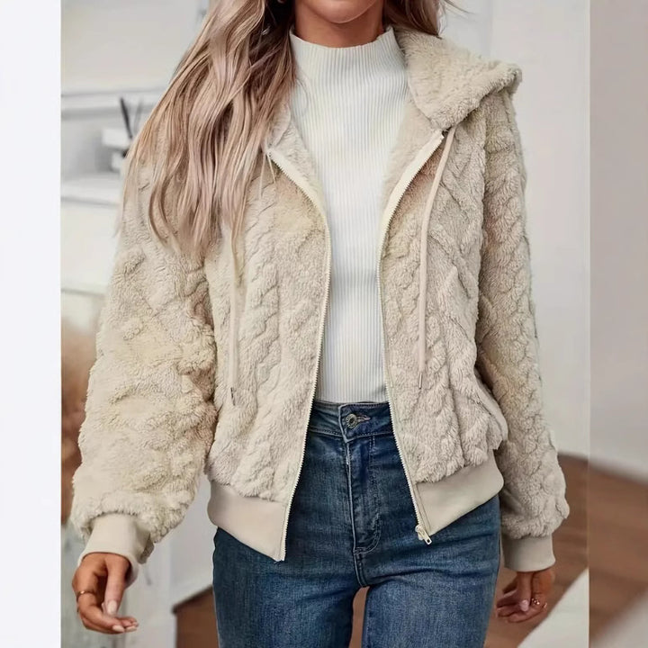 Ladies Chic and Stylish Cozy Fleece Jacket