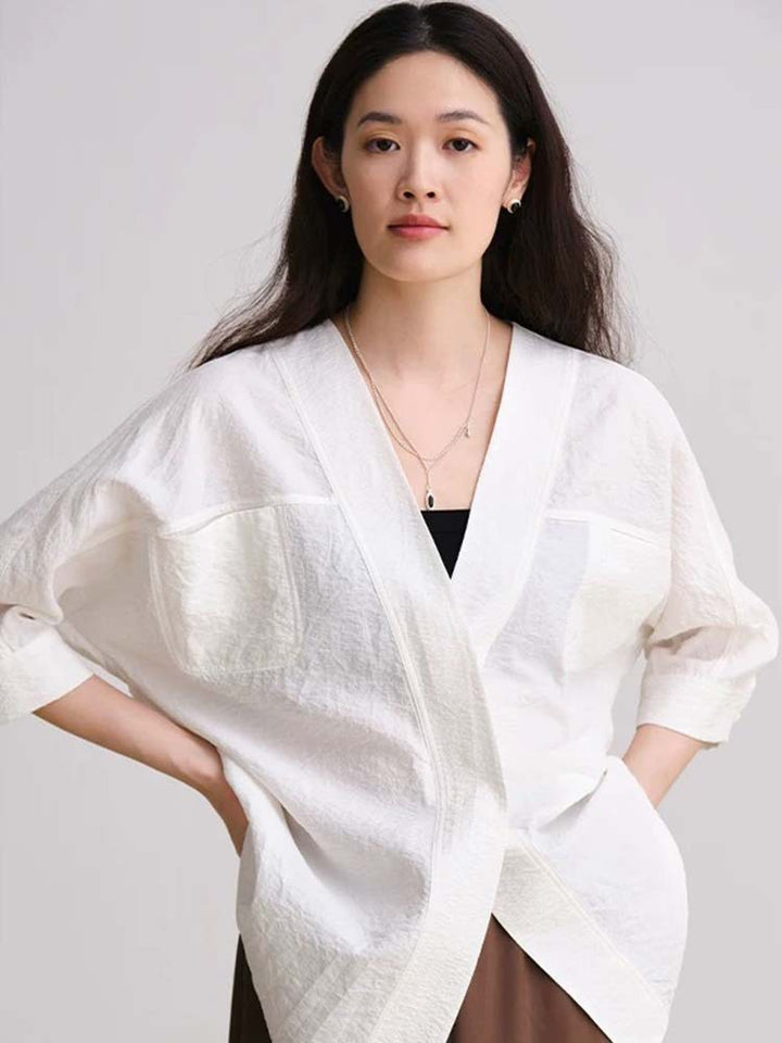 Blouse ouverte décontractée et élégante pour femmes Chic & Stil