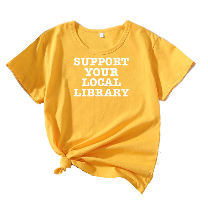 Ladies Leisure Literary Support T-shirt Lune London